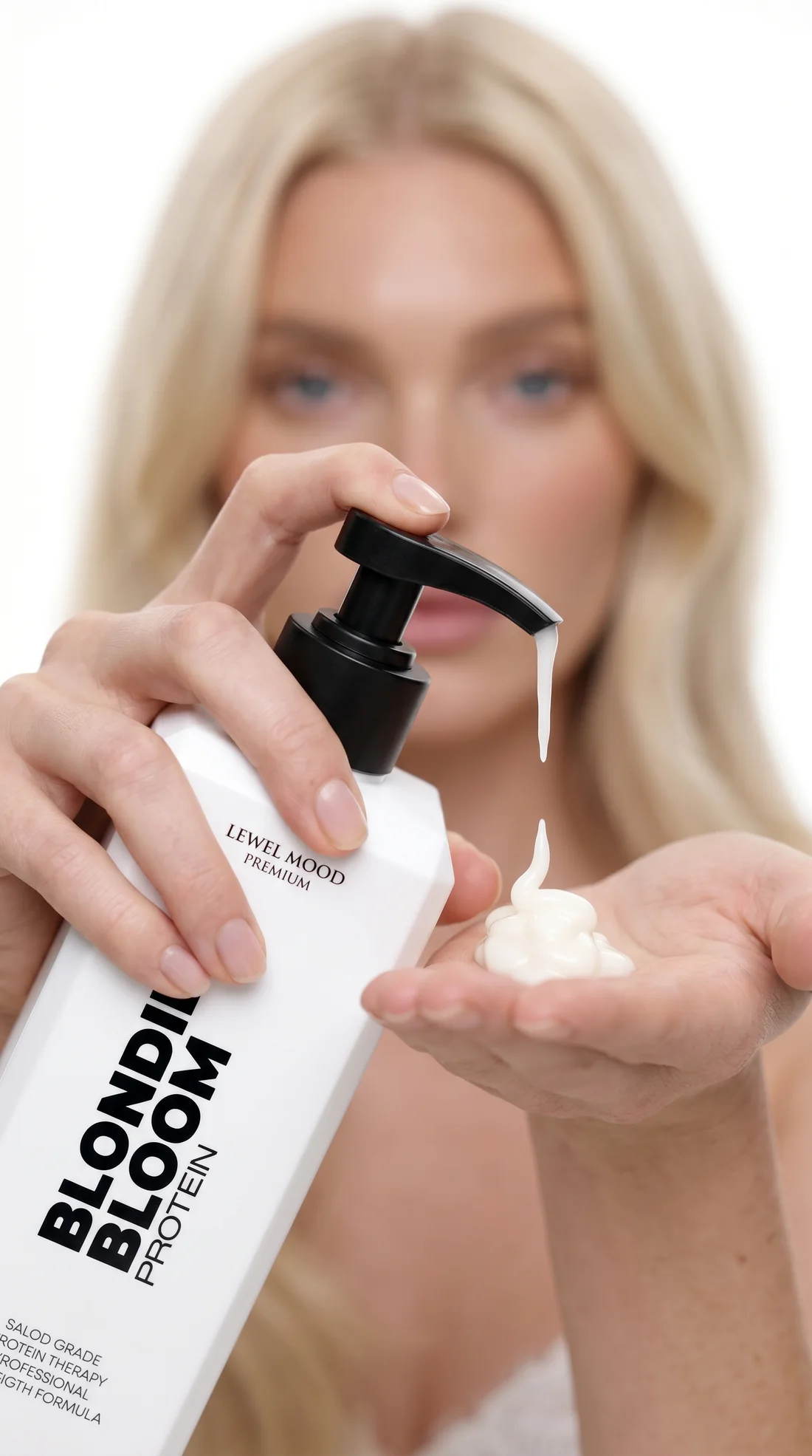 Blondie Bloom Protein Therapy kampanya görseli